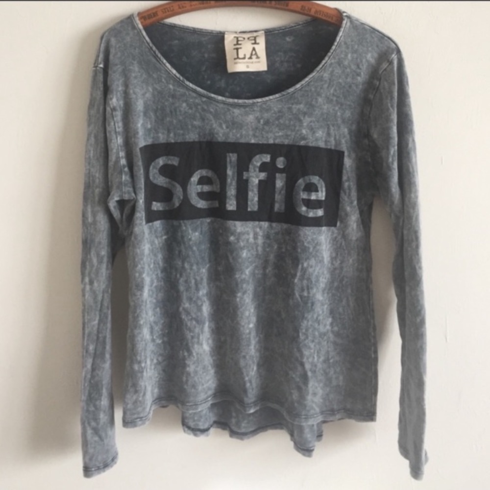 PPLA clothing Selfie Top Sz S